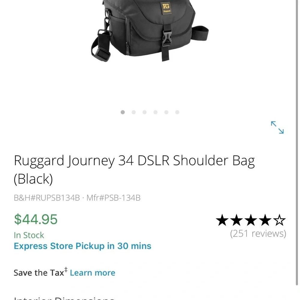 Journey 34 DSLR Shoulder Bag - Black